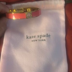 Kate spade ♠️ pink bracelet